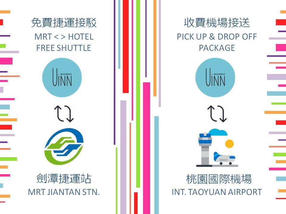 Uinn Business Hotel-Shihlin Taipei Exterior foto